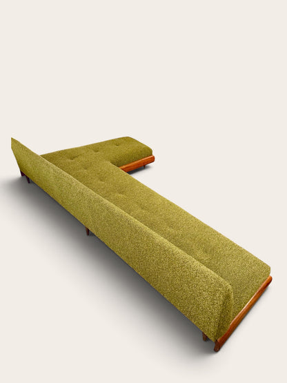 Rare Vintage MCM Adrian Pearsall Model 1600-S “Boomerang” Sectional for Craft Associates | Newly Reupholstered