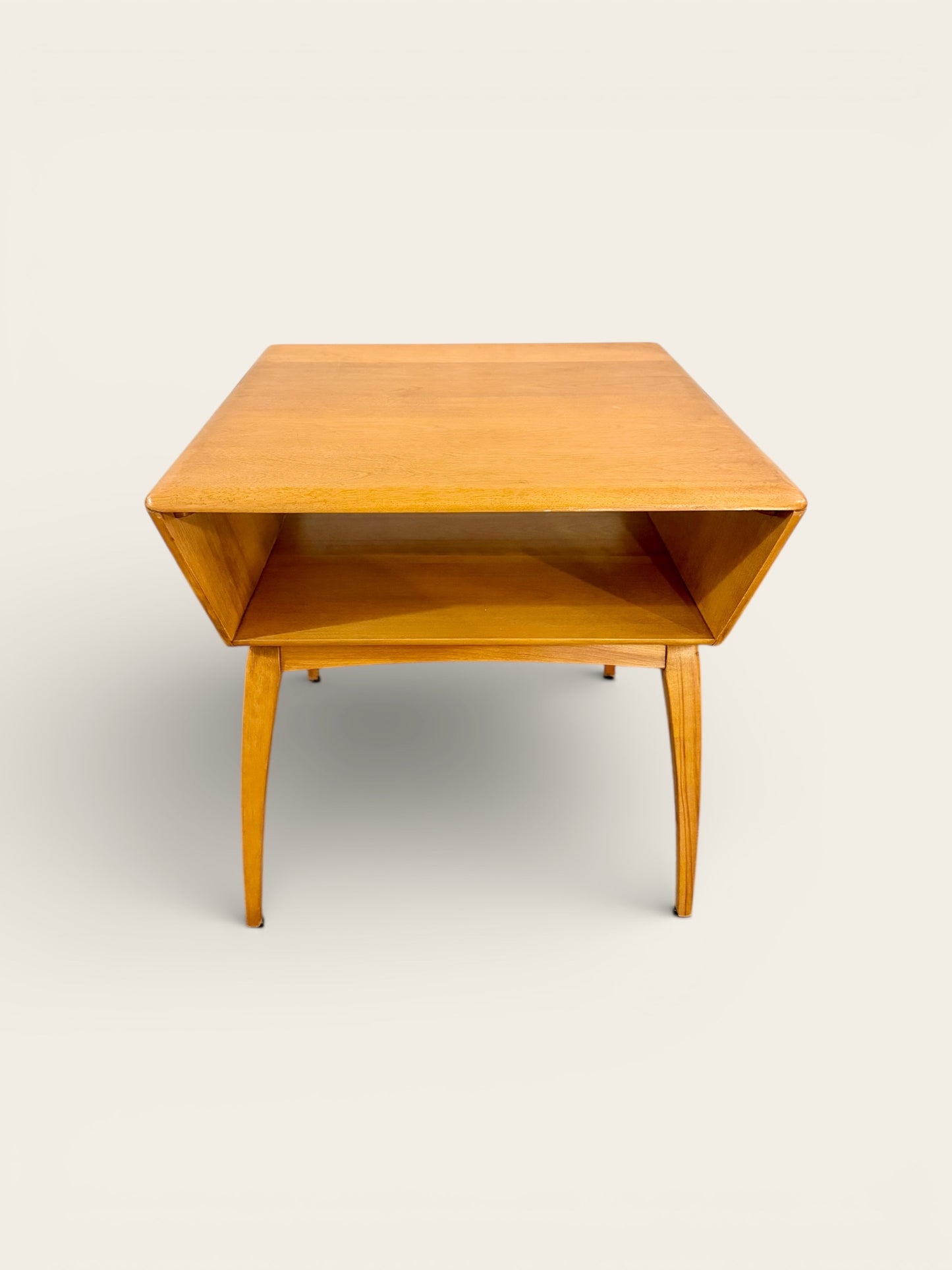 1950s/60s Vintage MCM Heywood-Wakefield Open Lamp Table - Model M1588 G