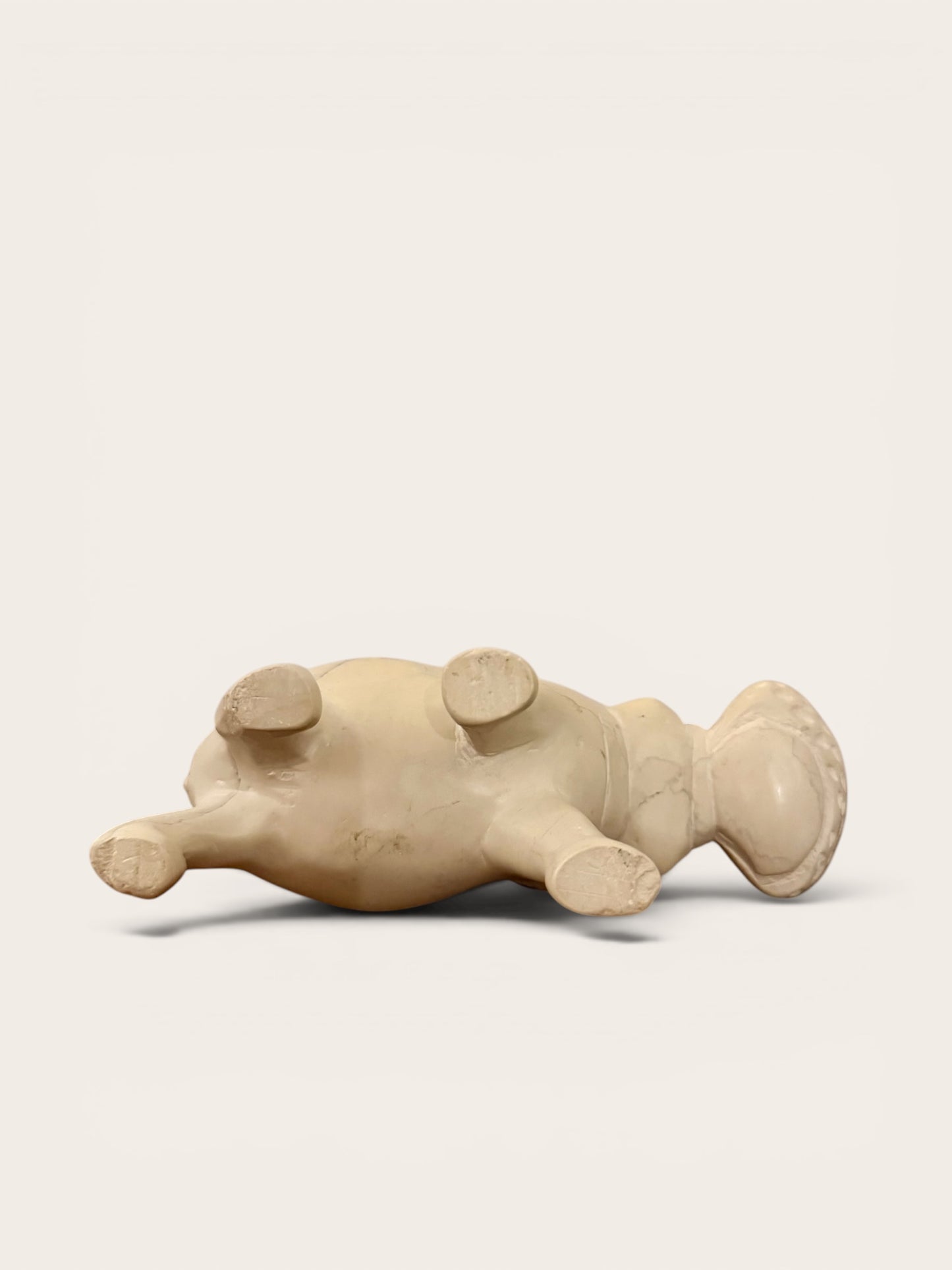 House Hippo Stone Sculpture