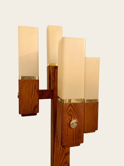Vintage MCM 1970s Nova of California “Cactus” Floor Lamp