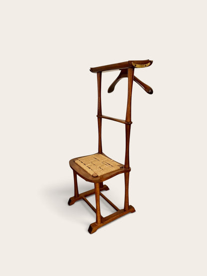 Vintage Italian SPQR Gentleman’s Valet Chair | Made in Italy | 1960s