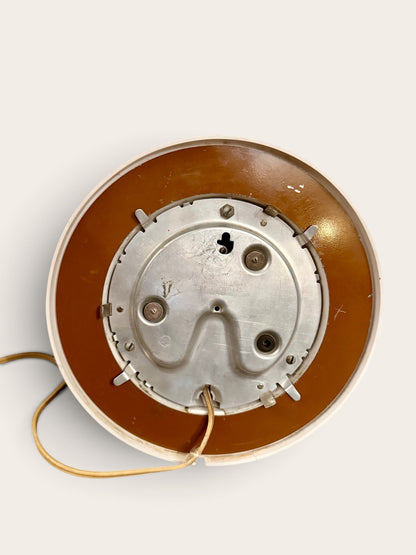 Working Vintage Westclox Atomic MCM Wall Clock