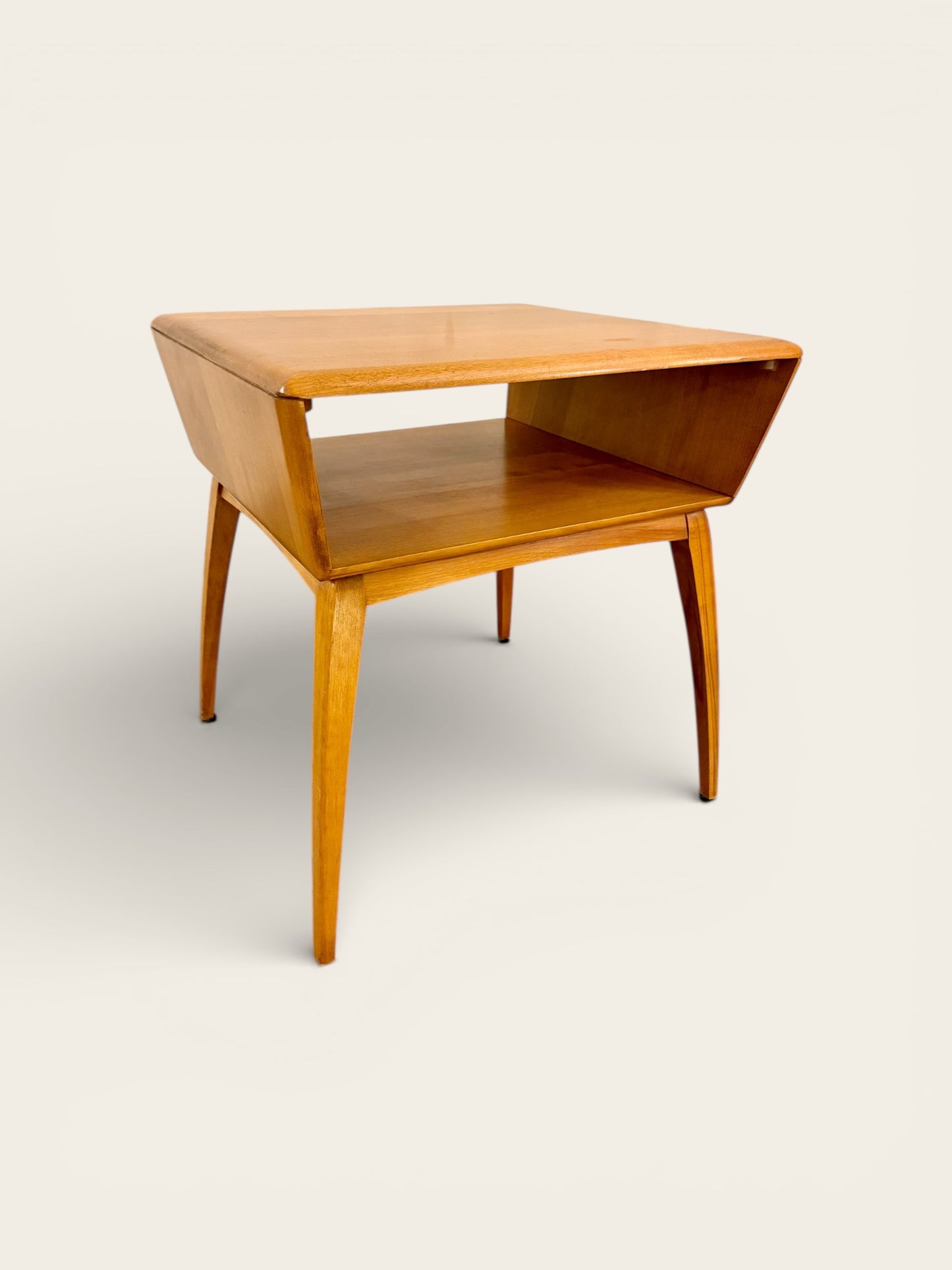 1950s/60s Vintage MCM Heywood-Wakefield Open Lamp Table - Model M1588 G