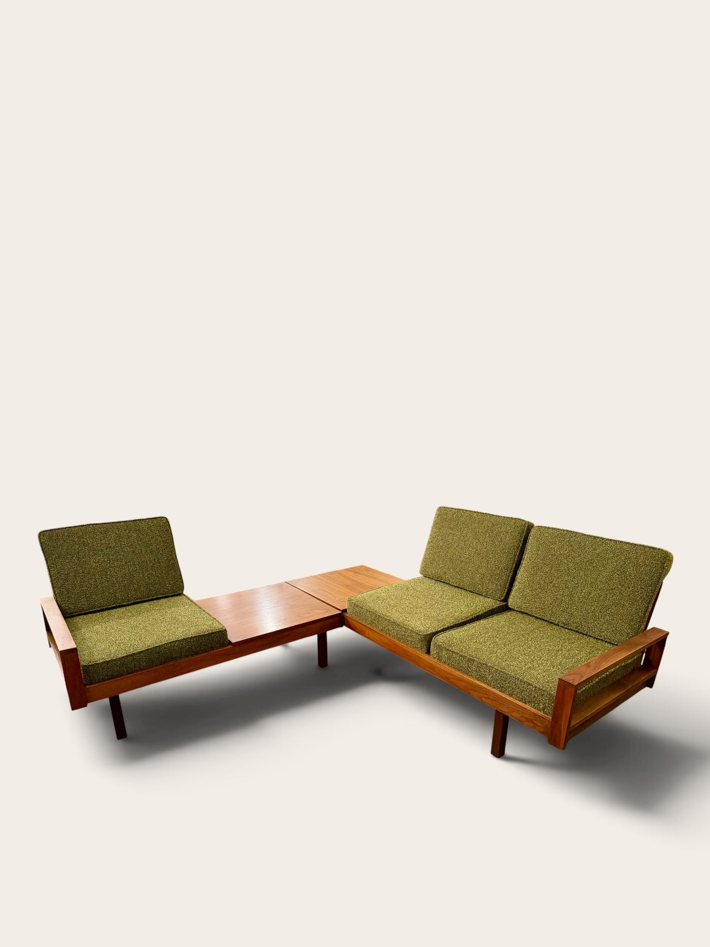 Rare Vintage 1960s MCM Martin Borenstein for Brown Saltman Modular Platform Sofa