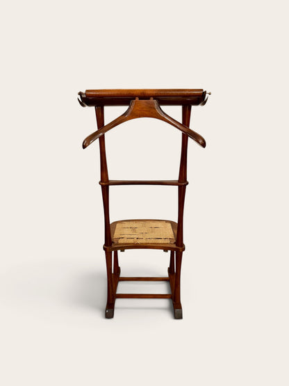 Vintage Italian SPQR Gentleman’s Valet Chair | Made in Italy | 1960s