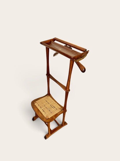 Vintage Italian SPQR Gentleman’s Valet Chair | Made in Italy | 1960s