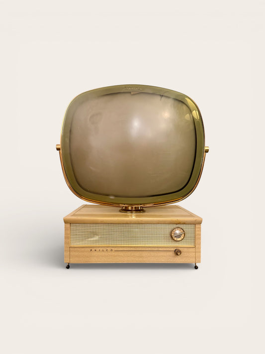Iconic Vintage MCM Atomic Space-Aged Philco Predicta Debutante Television