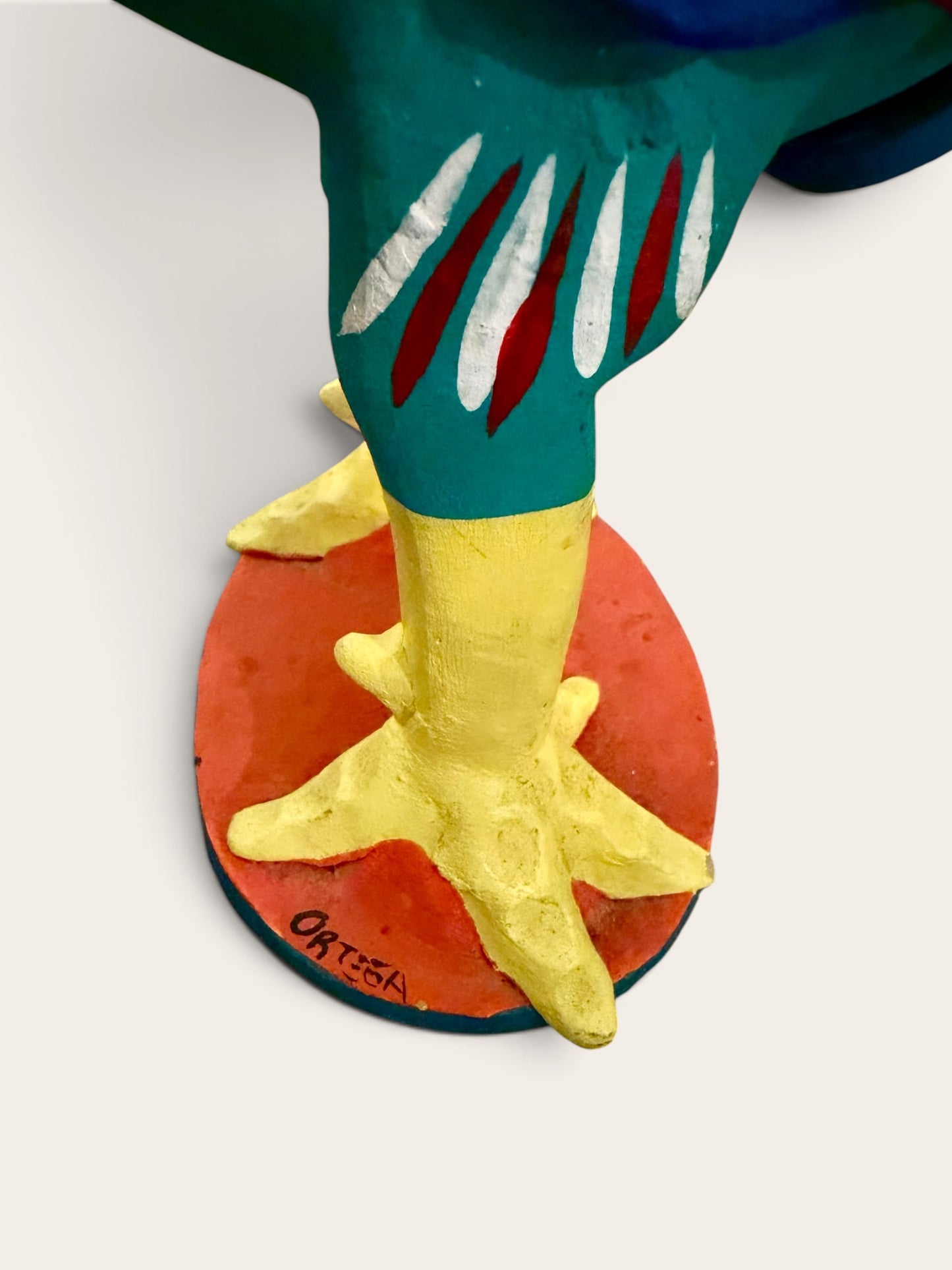 Vintage Ortega Mexican Folk Art Rooster