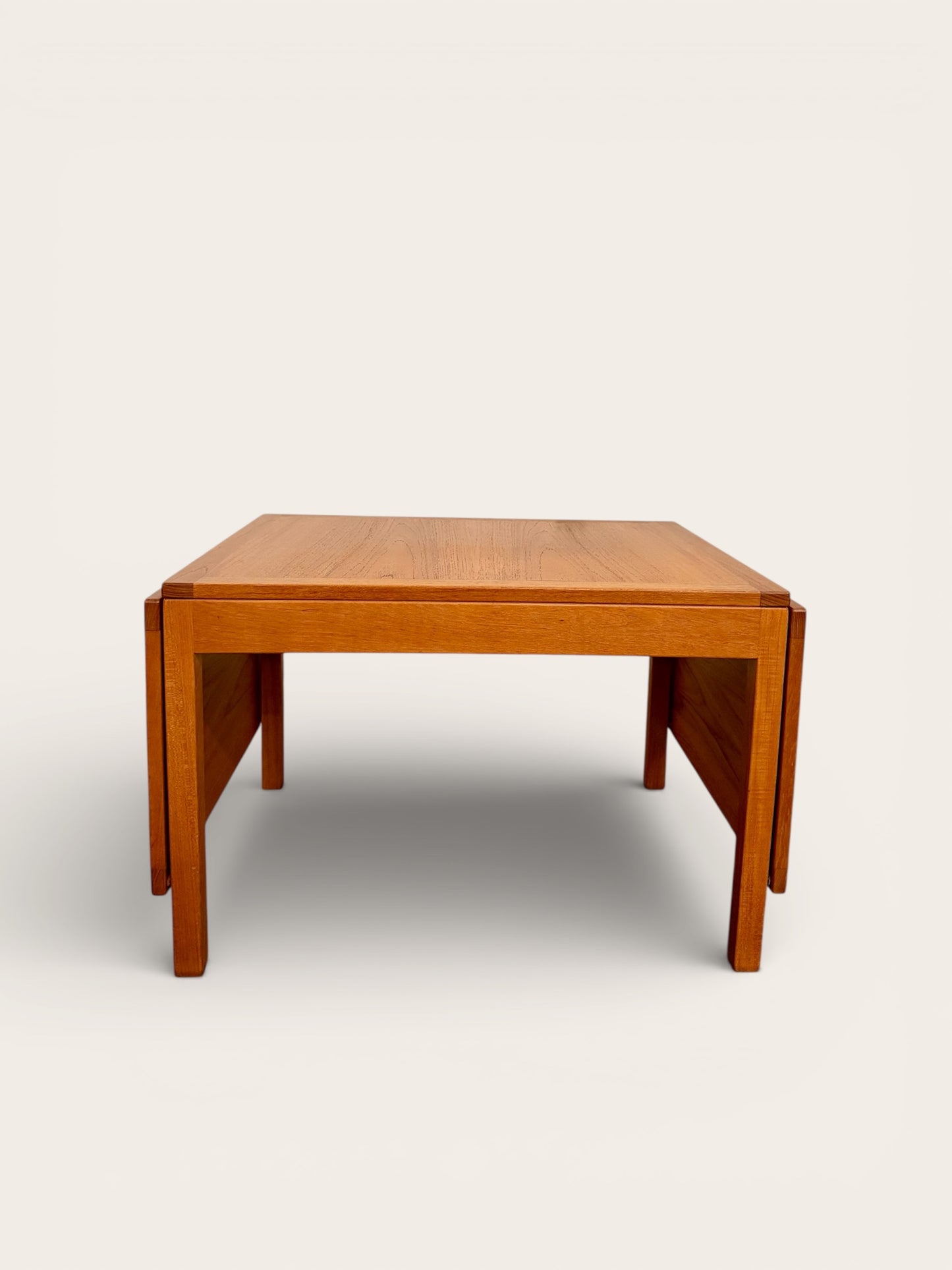 Vintage 1960s MCM Børge Mogensen Teak Drop-leaf Coffee Table for Fredericia Stolefabrik