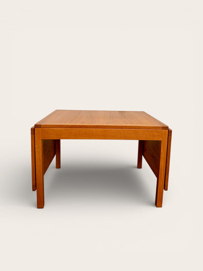 Vintage 1960s MCM Børge Mogensen Teak Drop-leaf Coffee Table for Fredericia Stolefabrik