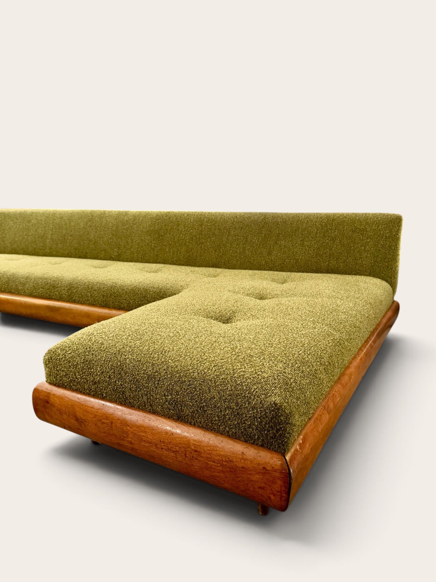 Rare Vintage MCM Adrian Pearsall Model 1600-S “Boomerang” Sectional for Craft Associates | Newly Reupholstered