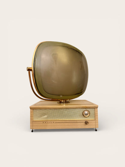 Iconic Vintage MCM Atomic Space-Aged Philco Predicta Debutante Television