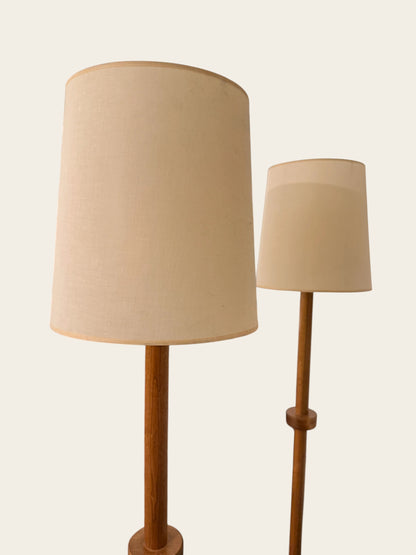 Pair of Vintage Mid-Century Modern Floor Lamps | Danish Modern Style | c. 1960s/70s