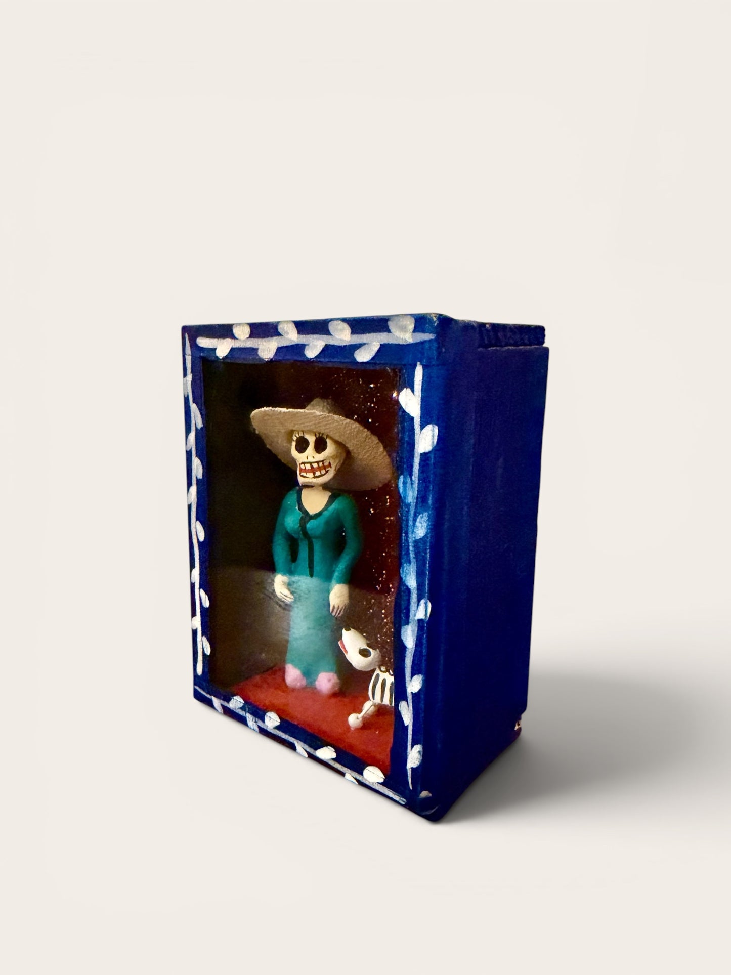Vintage Mexican Shadow Box Diorama