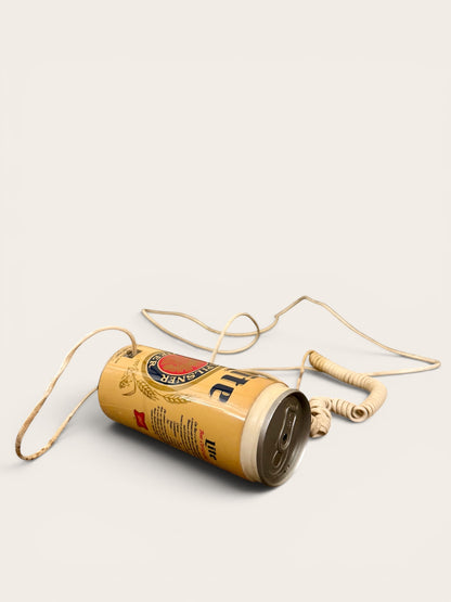 Vintage Miller Lite Beer Can Push-Button Telephone