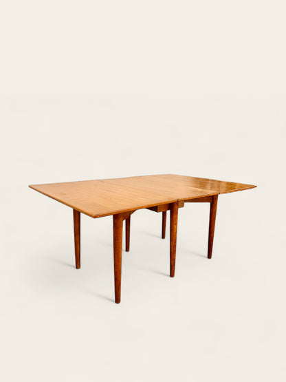 Vintage Mid-Century Modern Drop-Leaf Dining Table – designed by Leslie Diamond for Conant Ball’s Modernmates Line