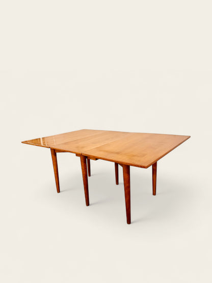 Vintage Mid-Century Modern Drop-Leaf Dining Table – designed by Leslie Diamond for Conant Ball’s Modernmates Line