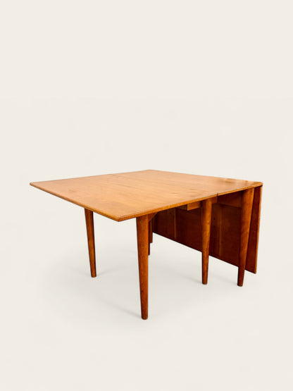 Vintage Mid-Century Modern Drop-Leaf Dining Table – designed by Leslie Diamond for Conant Ball’s Modernmates Line