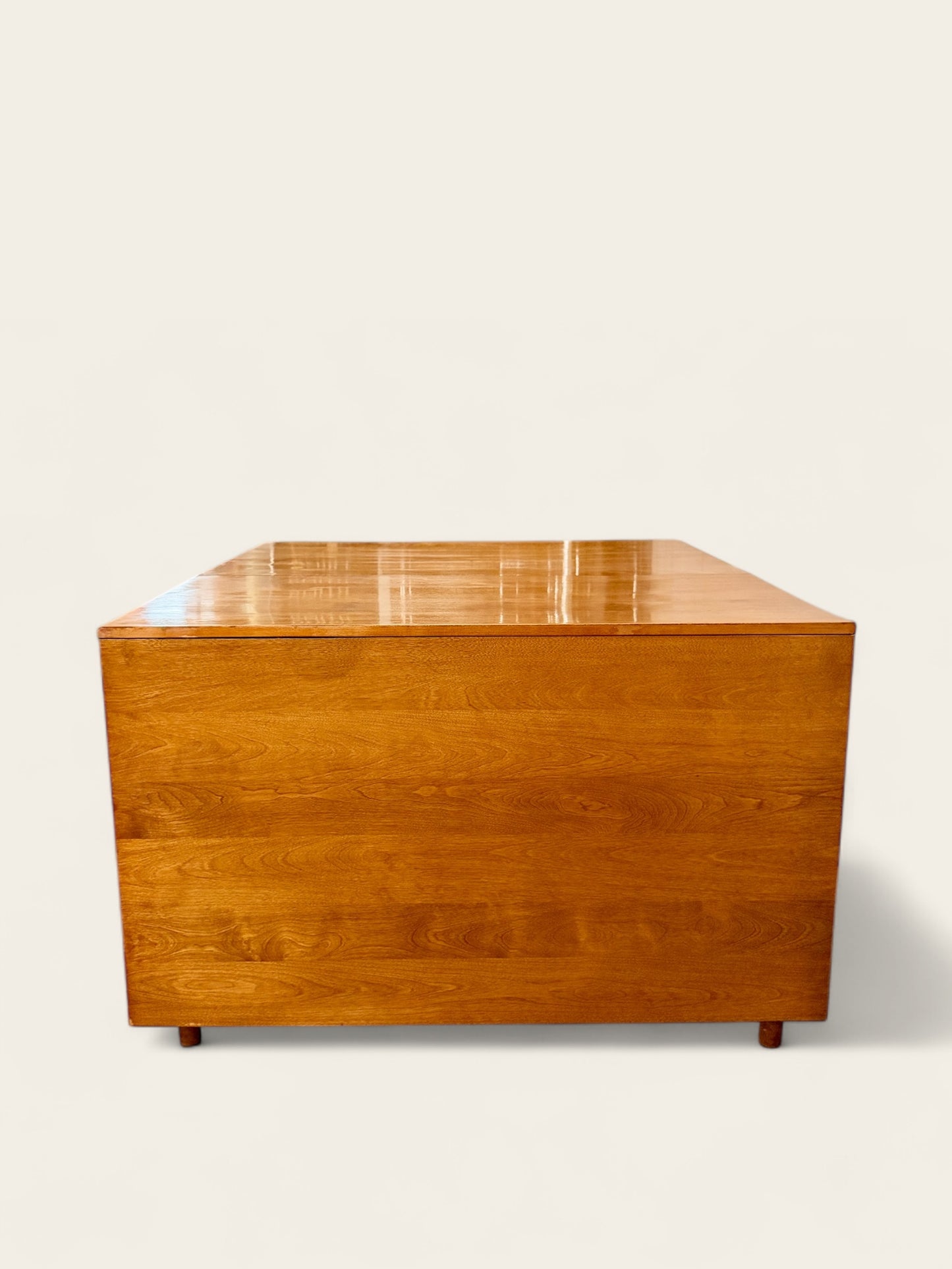 Vintage Mid-Century Modern Drop-Leaf Dining Table – designed by Leslie Diamond for Conant Ball’s Modernmates Line