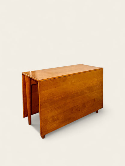 Vintage Mid-Century Modern Drop-Leaf Dining Table – designed by Leslie Diamond for Conant Ball’s Modernmates Line