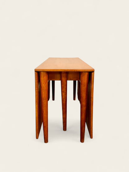 Vintage Mid-Century Modern Drop-Leaf Dining Table – designed by Leslie Diamond for Conant Ball’s Modernmates Line