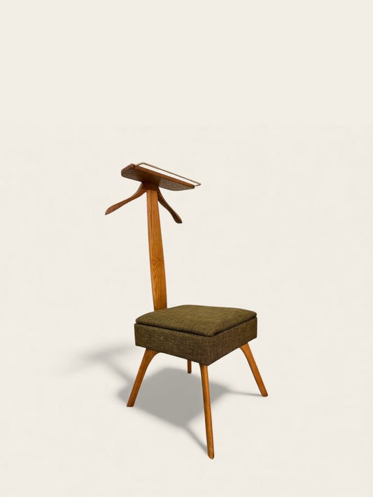 Vintage MCM 1966 Setwell Co. Gentleman’s Valet Chair