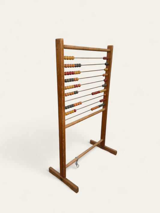 Vintage 1950s School Abacus - Floor Model