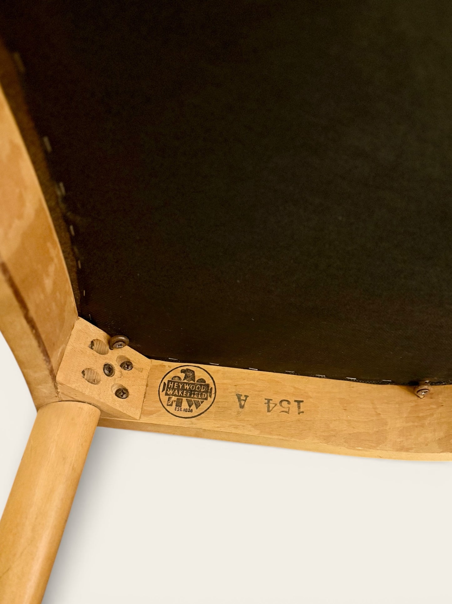 Set of 4 Vintage MCM 1950s Heywood-Wakefield “Dogbone” Dining Chairs