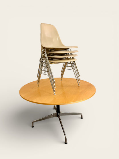 Vintage MCM Herman Miller Eames Dining Table (2007) & Chairs (1950s/60s)