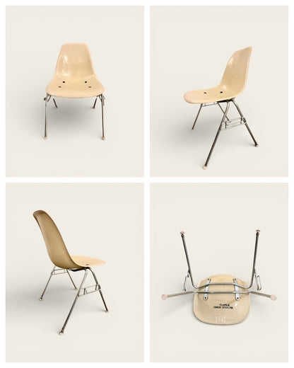 Vintage MCM Herman Miller Eames Dining Table (2007) & Chairs (1950s/60s)