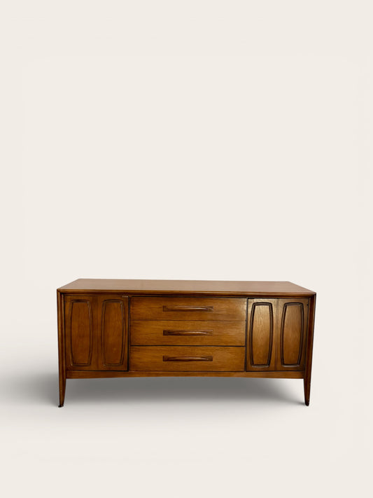 1960s Vintage MCM Broyhill Empasis Lowboy Dresser or Credenza