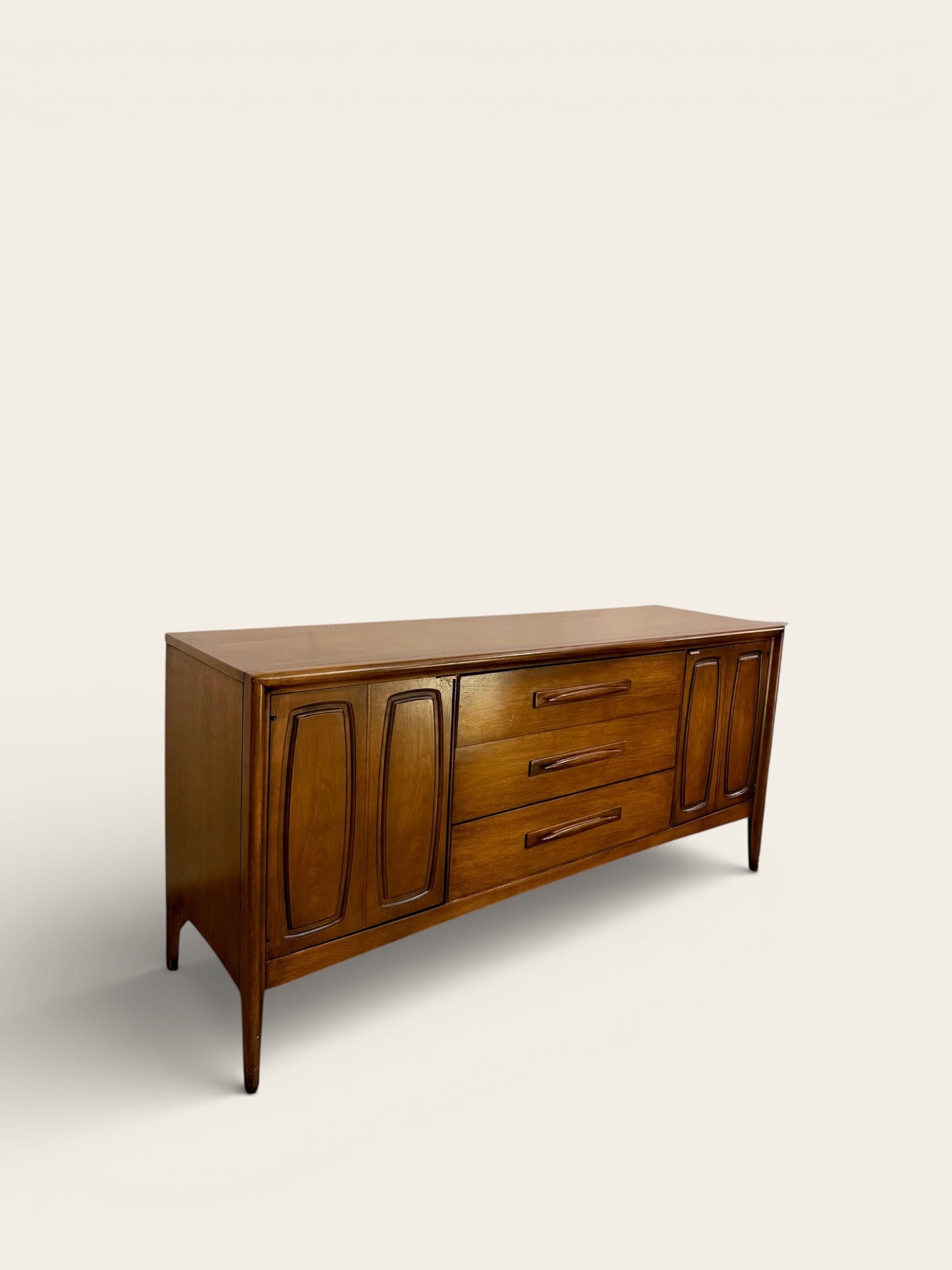 1960s Vintage MCM Broyhill Empasis Lowboy Dresser or Credenza