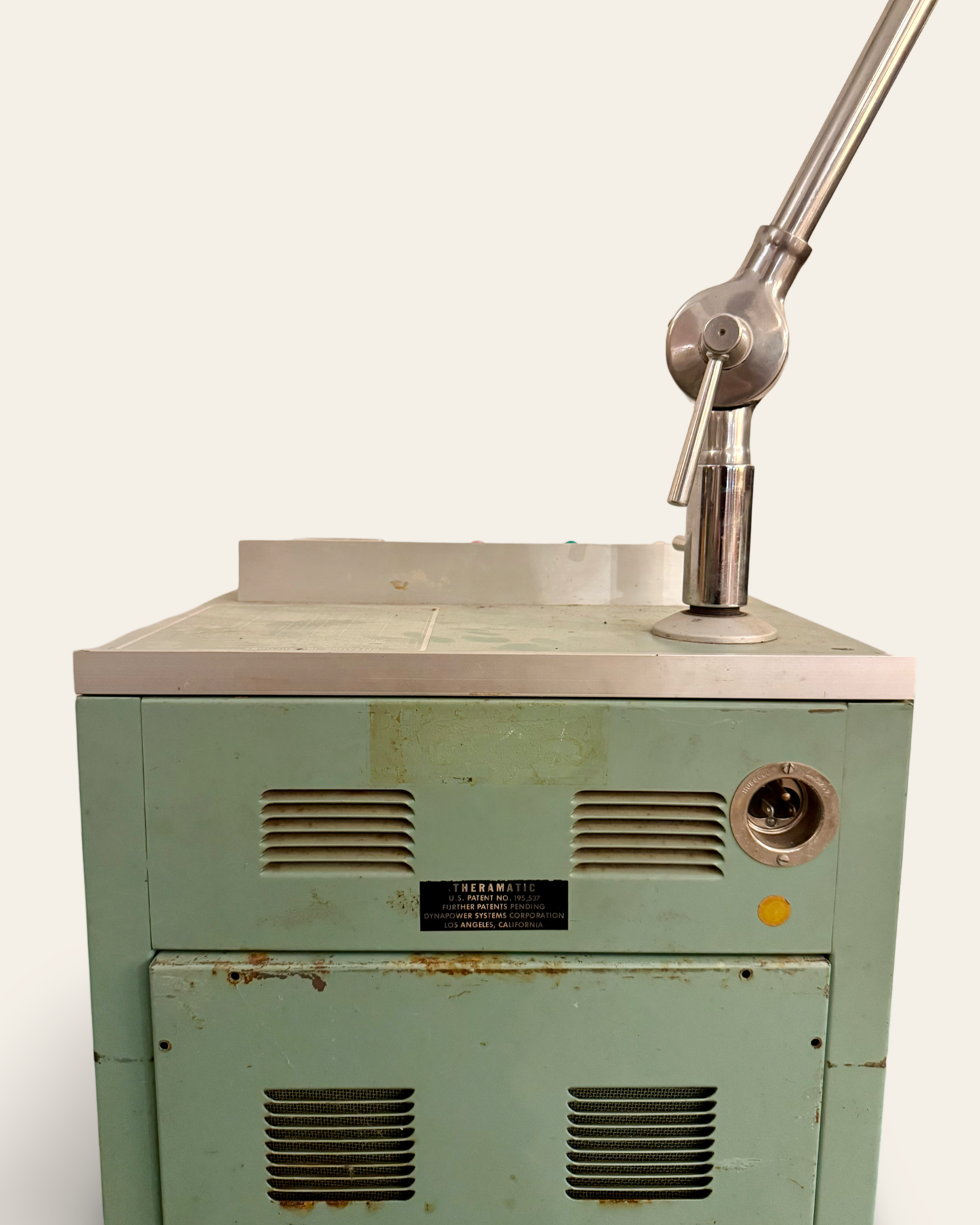 Vintage Mid Century Modern Dynapower Theramatic X-ray Machine