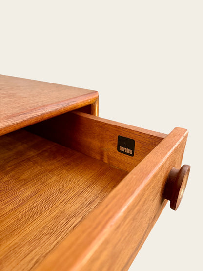 Rare 1960s Vintage MCM Peter Liley for Meredew Petite Tallboy Dresser