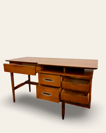 Vintage Mid Century Modern 1960s Hooker by Mainline Writing Desk