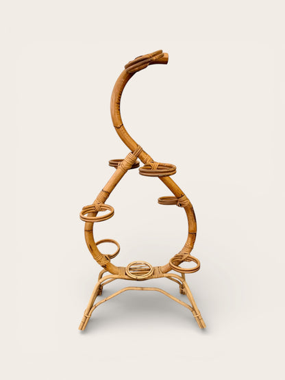 Vintage MCM Italian Bamboo Plant Stand