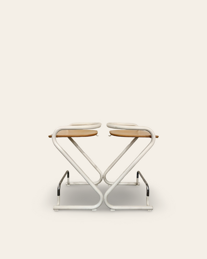Set of 4 Vintage Post Modern Scandinavian S70-3 Bar Stools by Borge Lindau & Bo Lindekrantz for Lammhults