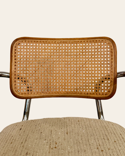 Pair of Vintage MCM Marcel Breuer Style Cesca Chairs by Rachlin Furn. Co.