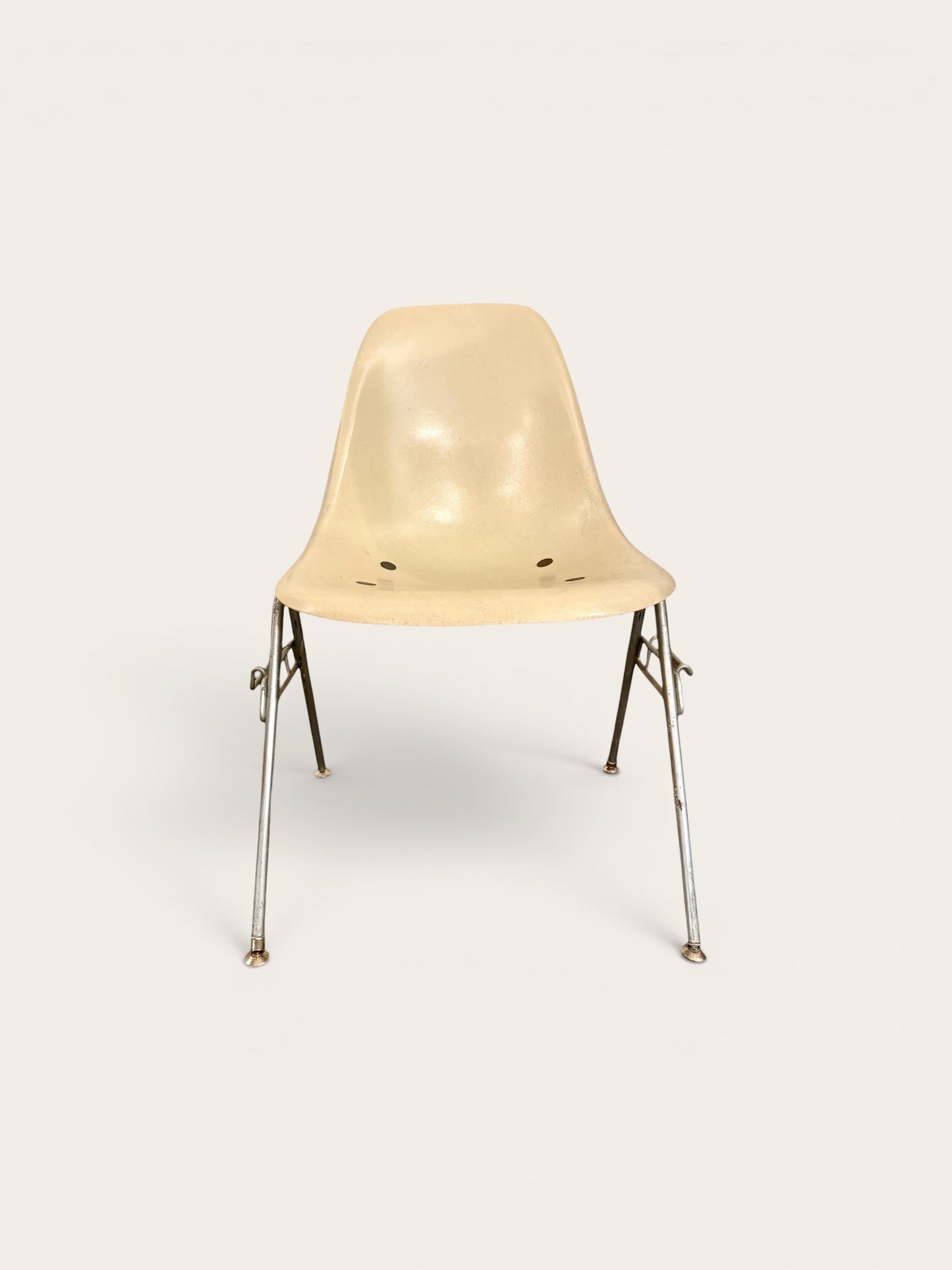 Early Vintage MCM Herman Miller Eames Fiberglass H-Base Chairs, Set of 9