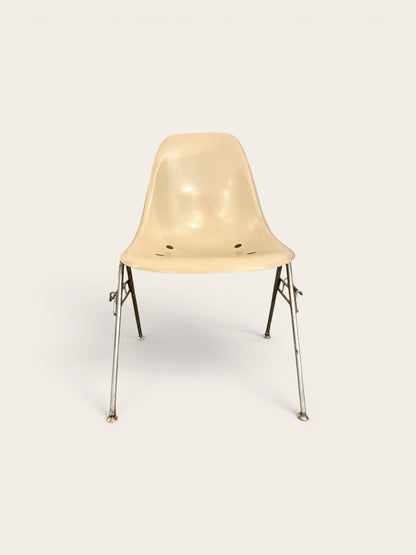 Early Vintage MCM Herman Miller Eames Fiberglass H-Base Chairs, Set of 9