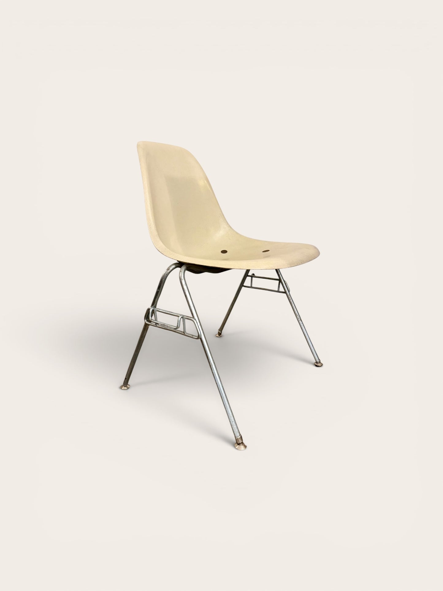 Early Vintage MCM Herman Miller Eames Fiberglass H-Base Chairs, Set of 9