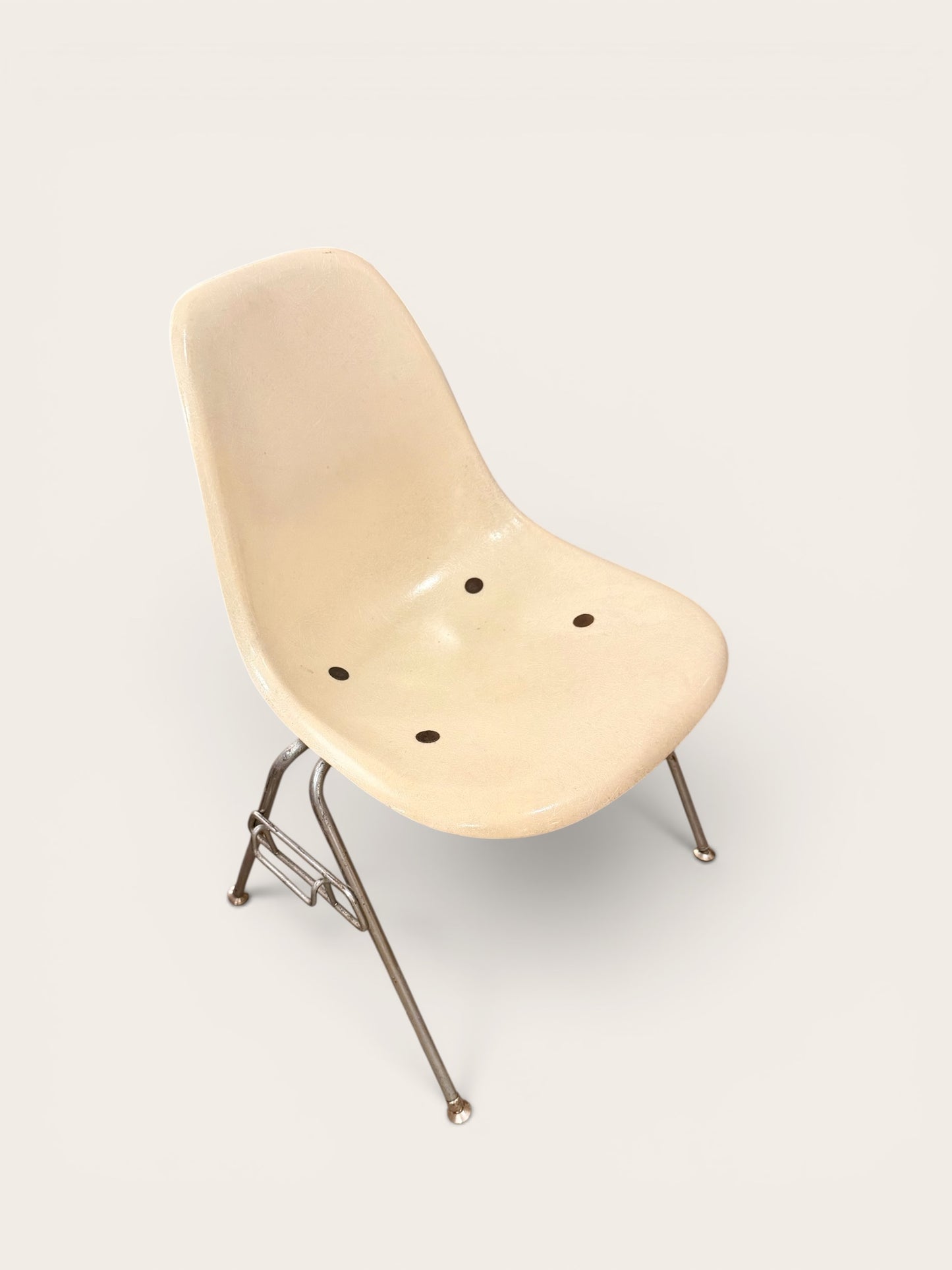 Early Vintage MCM Herman Miller Eames Fiberglass H-Base Chairs, Set of 9