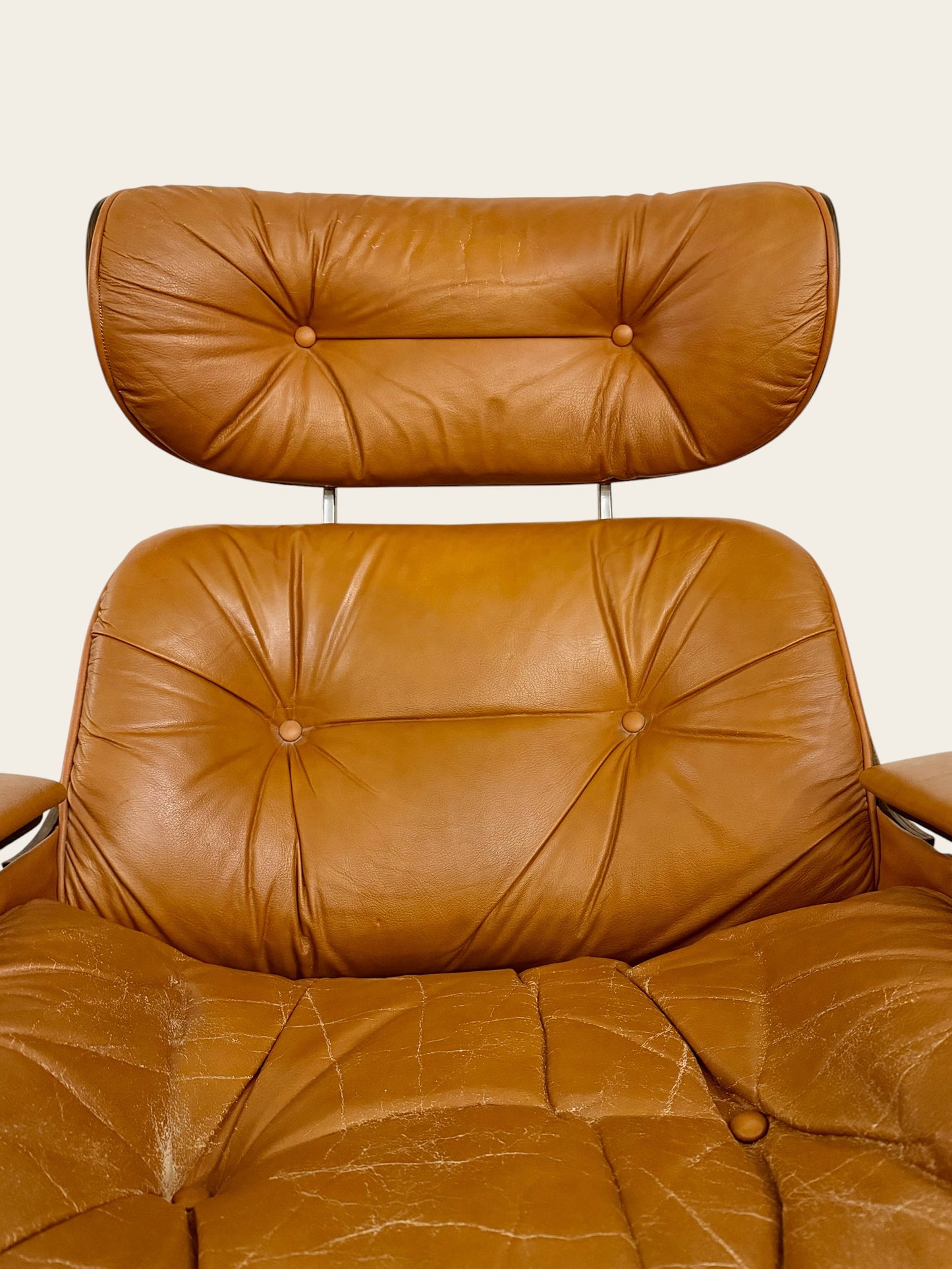 Vintage Mid-Century Lounge Chair & Ottoman | Attributed to Plycraft | 1960s