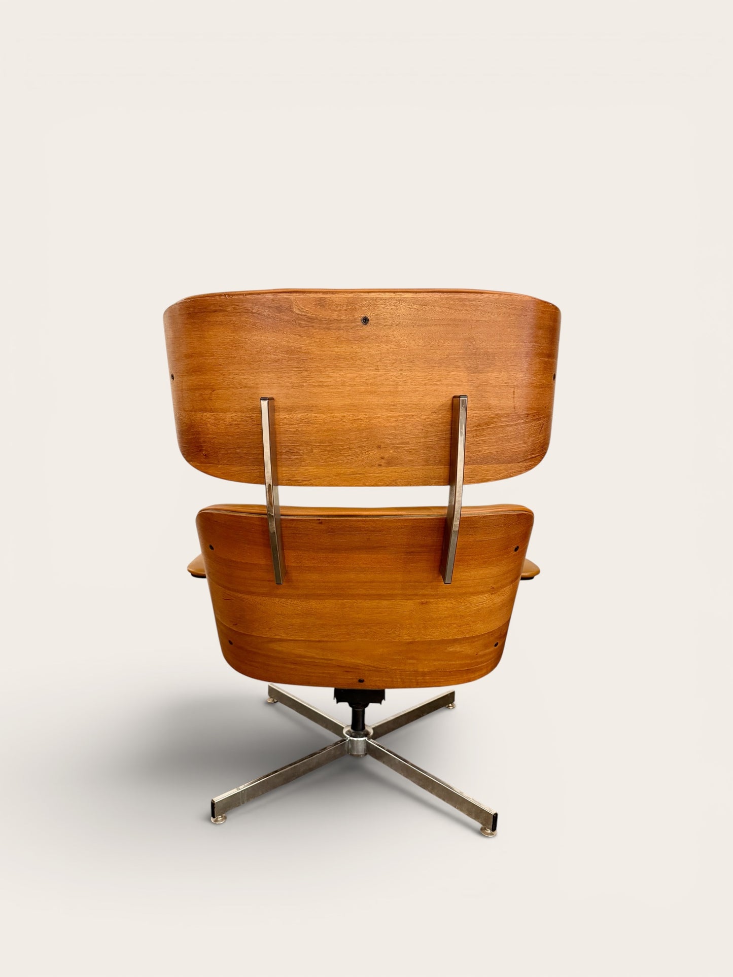 Vintage Mid-Century Lounge Chair & Ottoman | Attributed to Plycraft | 1960s