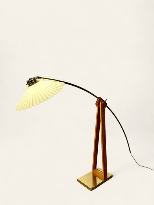 Vintage Geometric Arc Floor Lamp by Peter Morelli for Nova of California