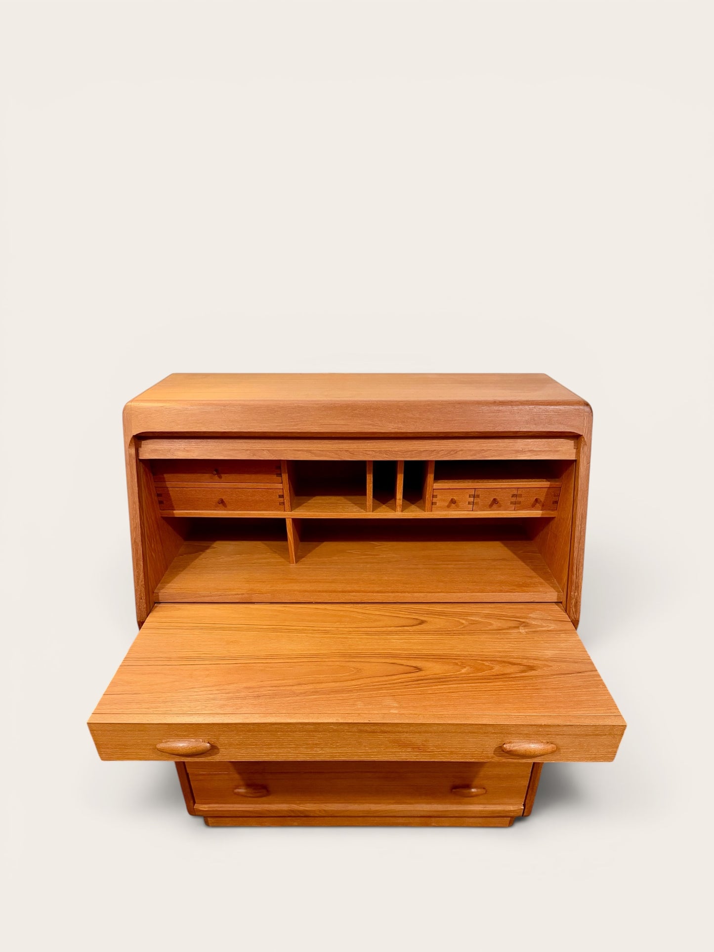 Vintage MCM Dyrlund Teak Secretary Desk and Vanity, Denmark, 1960s
