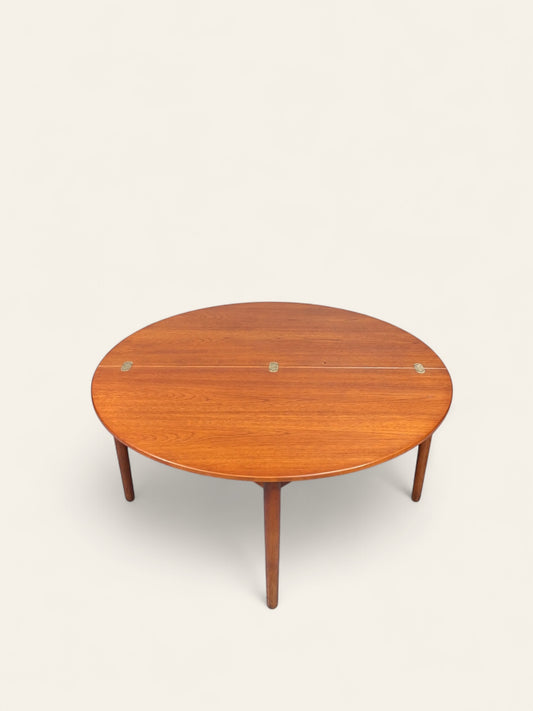 Vintage 1950s MCM Poul Volther for Frem Røjle Teak Folding Coffee Table