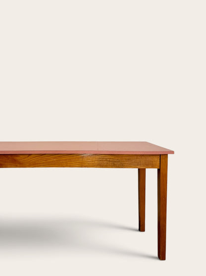 Vintage Pink School Desk / Console Table