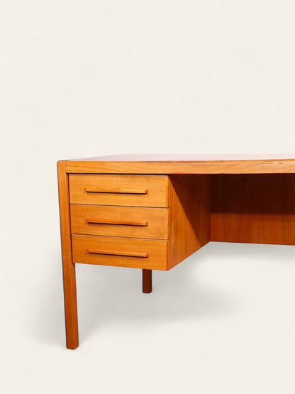 Vintage MCM Danish Teak Executive Desk