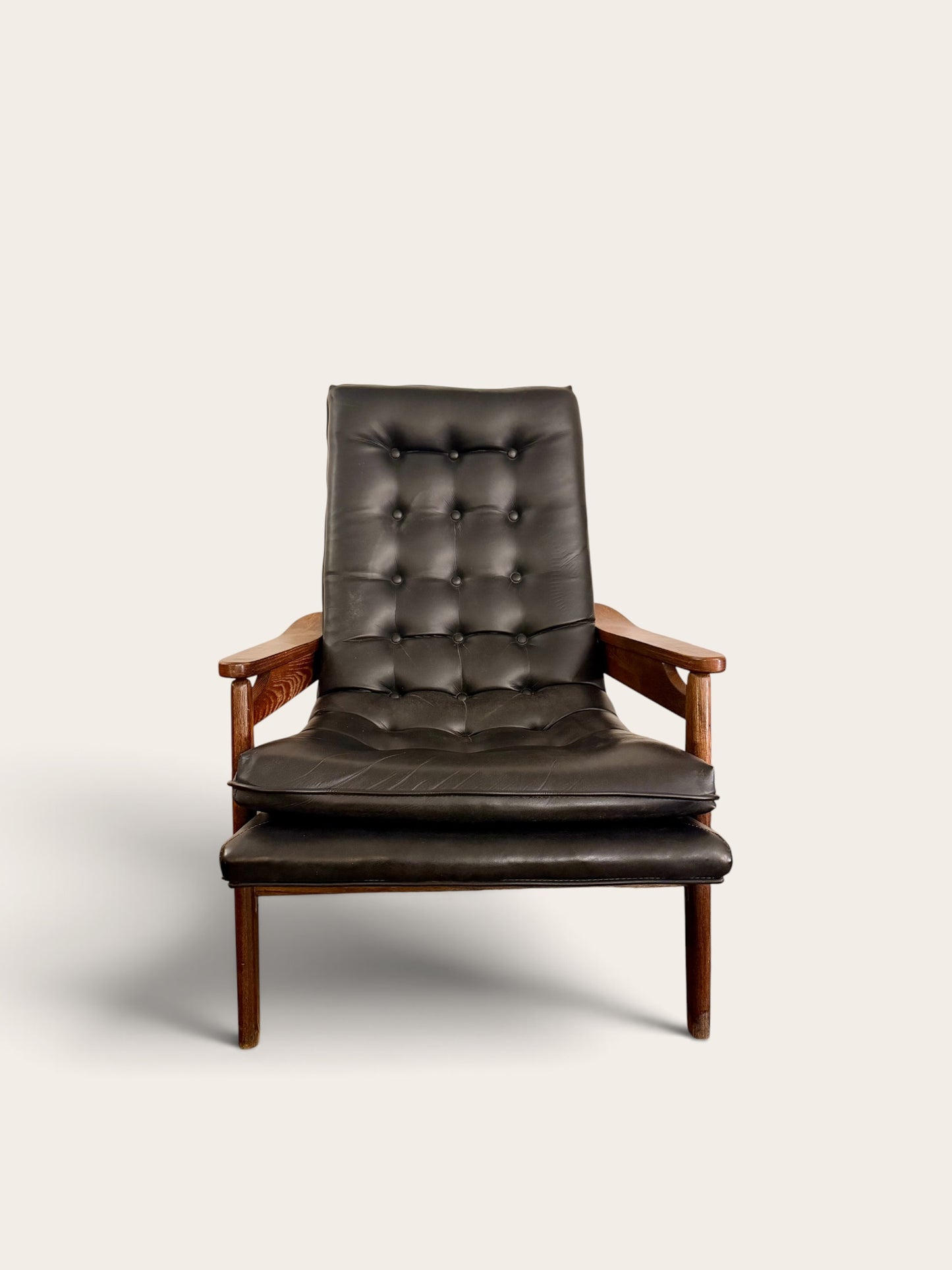 Vintage MCM Milo Baughman Lounge Chair + Ottoman for James Inc.